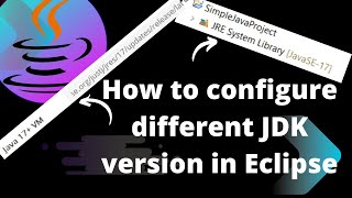 How to change default JDK configured in eclipse