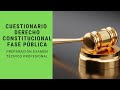 100 Preguntas  Cuestionario Derecho Constitucional