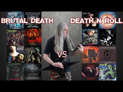 Brutal Death Metal VS Death N Roll (Ultimate Guitar Riffs Battle)