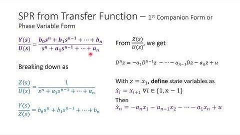 EEN 305 EED IITR Lecture 1C - Deriving State Space Realizations - Advanced Control Systems