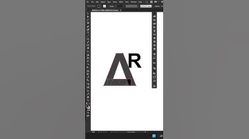 How to Make AR Logo Design in Adobe Illustrator | Typography logo | Digital Art Designs