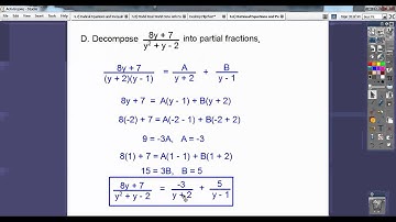 Rational Equations and Partial Fractions - Section 4.6