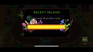 Nothing Else Matters - Metallica on My Singing Monsters’ composer island