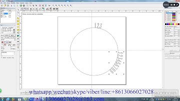 how to do Average marking circle content in EZCAD laser marker