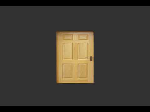 3D Flip Door Opening Effect On Hover Using Only HTML & CSS Version 2