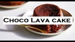 chocolate lava cake | how to make eggless molten choco lava cake recipe