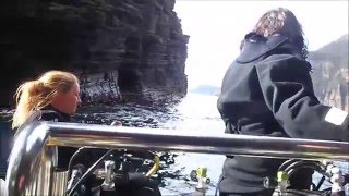 On the boat - diving Tasmania