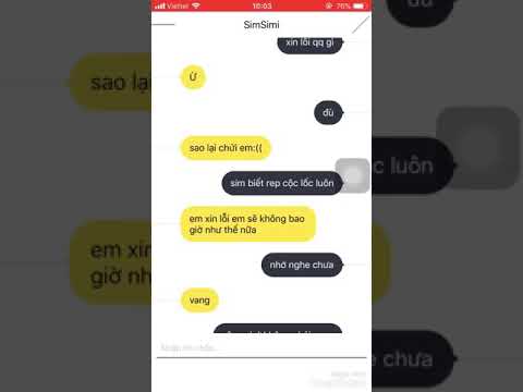 แอ พ simsimi  2022  Troll Tin nhắn || App Simsimi