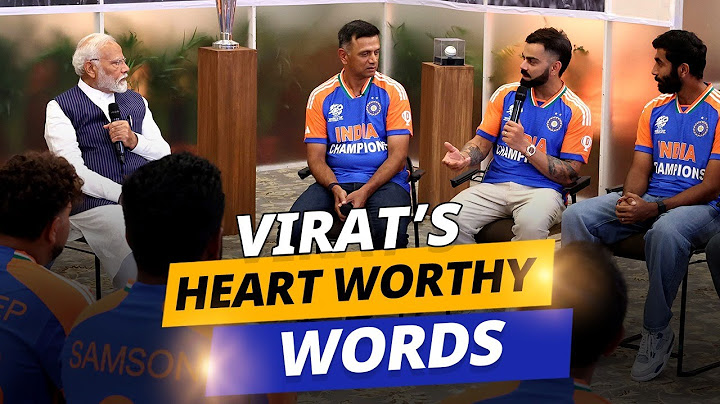 Virat Kohli shares the struggles and learnings from the T20 World Cup tournament with PM Modi