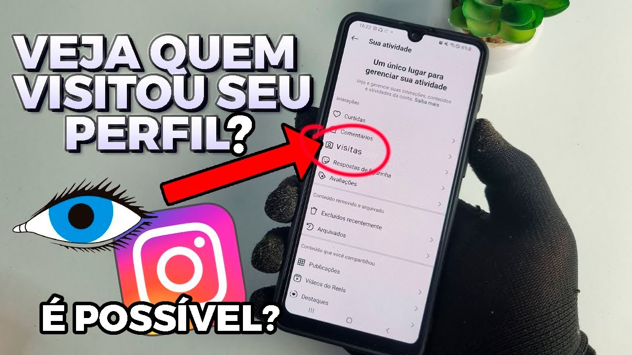 COMO SABER QUEM VISITOU MEU PERFIL NO INSTAGRAM? É POSSÍVEL? - YouTube