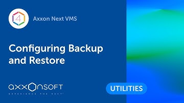 Configuring Backup and Restore Utility