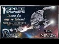 Space Engineers Такого вы еще не видели! БИТВА► Federal Corvette VS U.S.S. Nevada