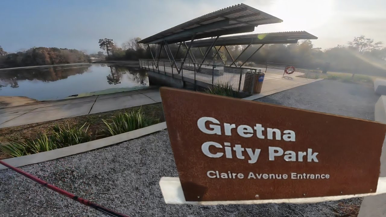 Gretna City Park Bass Fishing !