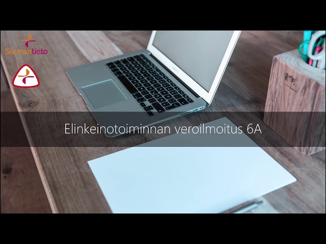Elinkeinotoiminnan veroilmoitus 6A