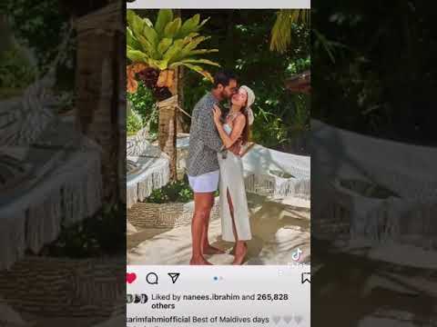 كريم فهمي و دانيا البناوي في المالديف