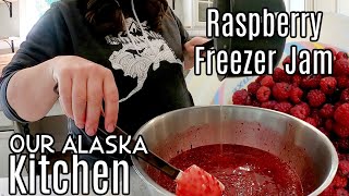 Make Raspberry Freezer Jam With Me | Our Alaska Kitchen