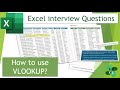 How to Use VLOOKUP Function in Excel | Step-by-Step Tutorial | Common Interview Question