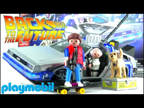 BACK TO THE FUTURE Playmobil DeLorean Toy Review | Votesaxon07