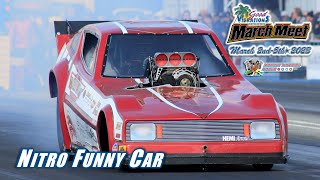 Nitro Funny Car At The 65th March Meet | Famoso Dragstrip | Drag Racing | 2023