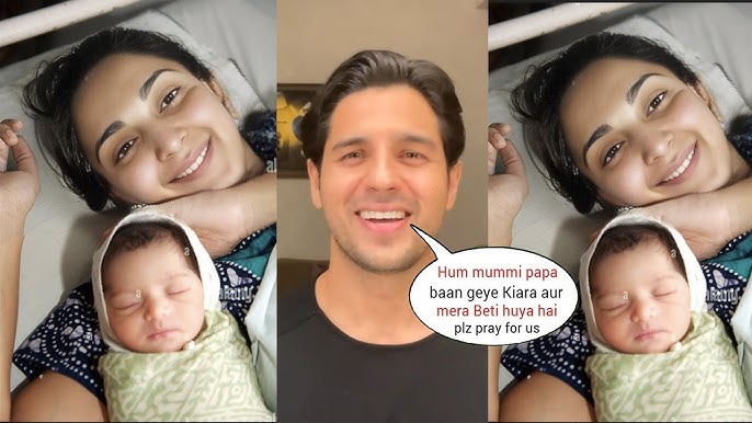 Good News! Kiara Advani's First Look with her Baby with Sidharth Malhotra  as bless With A Baby Girl