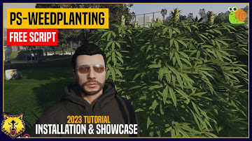 QBCore Framework - Weed Script | Installation and Showcase | Free Script | FiveM Tutorial 2023