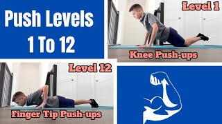 Push-up Levels 1 To 12