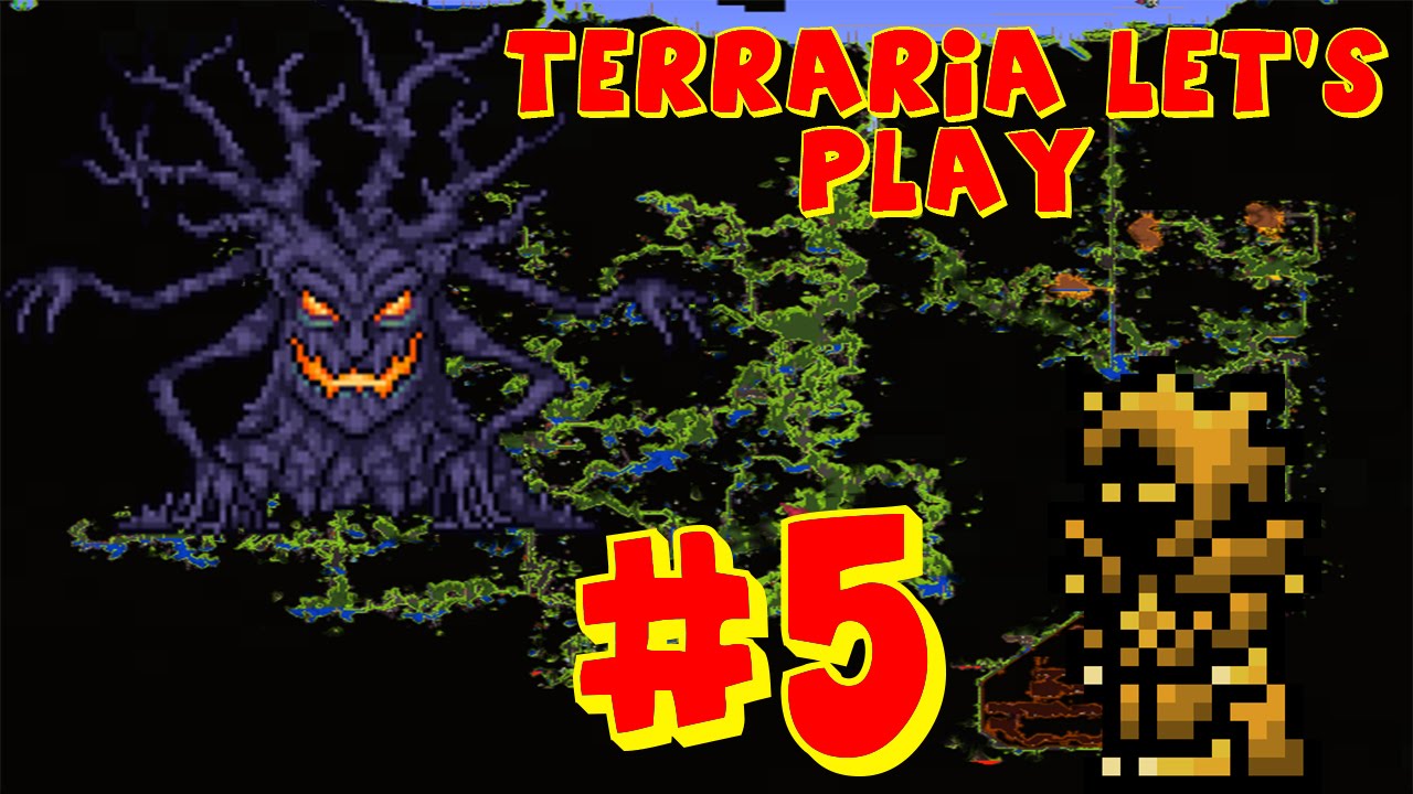 Cave exploring in Terraria and ore mining solo mining! Lead and silver