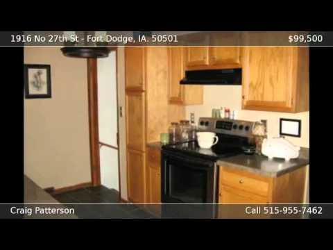 1916 No 27th St, Fort Dodge, IA home video tour