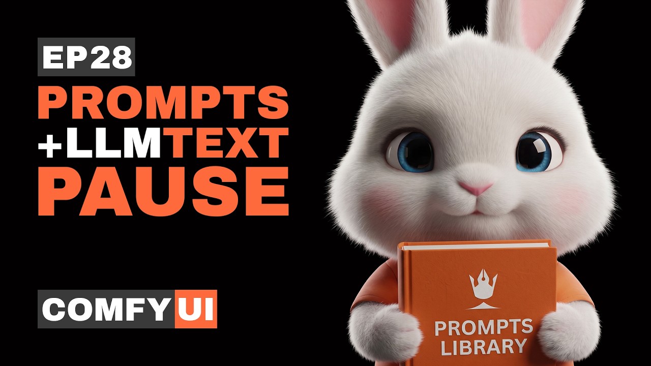 Pause LLM Text and Create a Reusable Prompt Library in ComfyUI (Ep28)