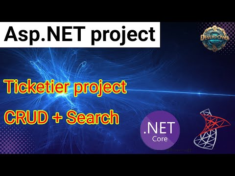 Ticketier project | ASP.NET Core Web API CRUD and Search | .NET 7 API | Full Course