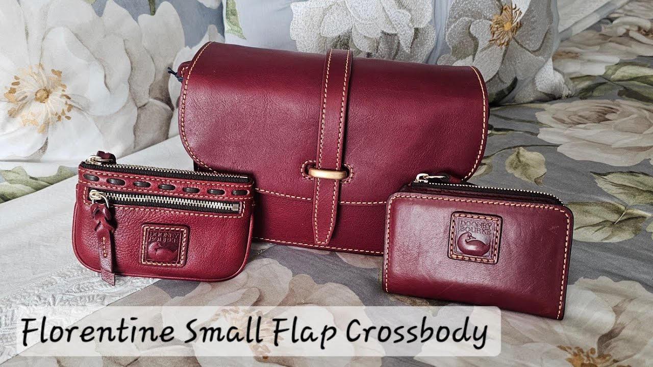 Dooney & Bourke Florentine Small Flap Crossbody Comparison Binocular Bag