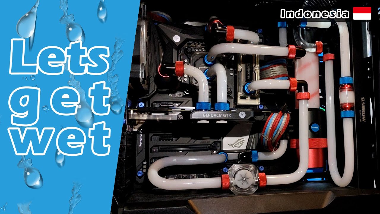 13 Assemble the Barrow water cooling parts Everything is water