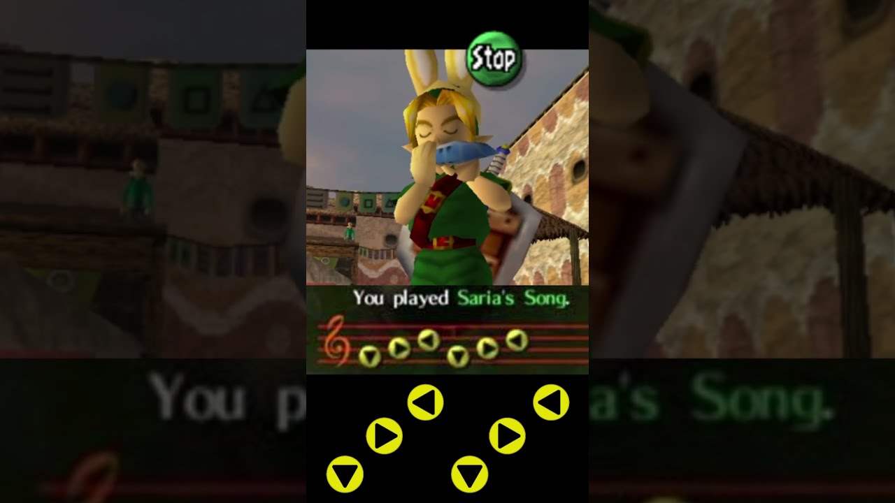 Did You Know This About Saria S Song From Ocarina Of Time Zelda Fyp Viralshorts Majorasmask