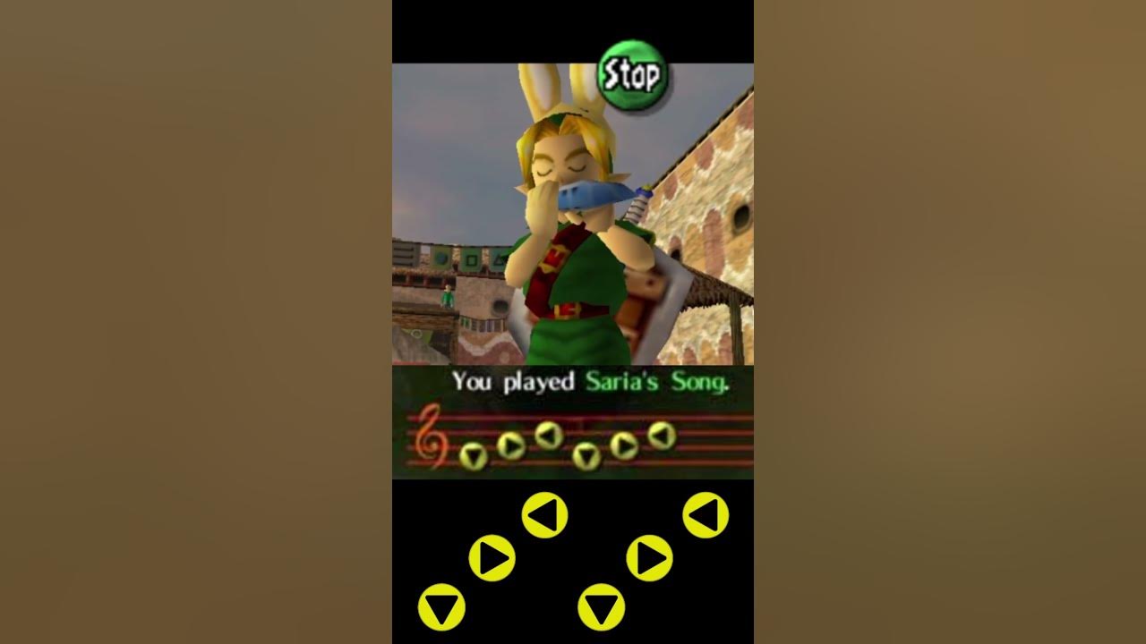 Did you know this about Saria's Song from Ocarina of Time? #zelda #fyp #viralshorts #majorasmask
