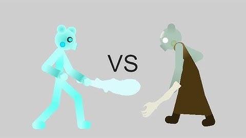 Frozen Piggy Vs Zompiggy - Sticknodes Animation