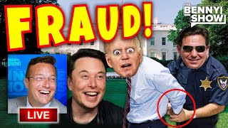 Benny Johnson alleges: Democrat ARRESTED for VOTER FRAUD, Elon to FIRE 75% of Twitter, Joe MANHANDLES Reporter, Hunter SUED