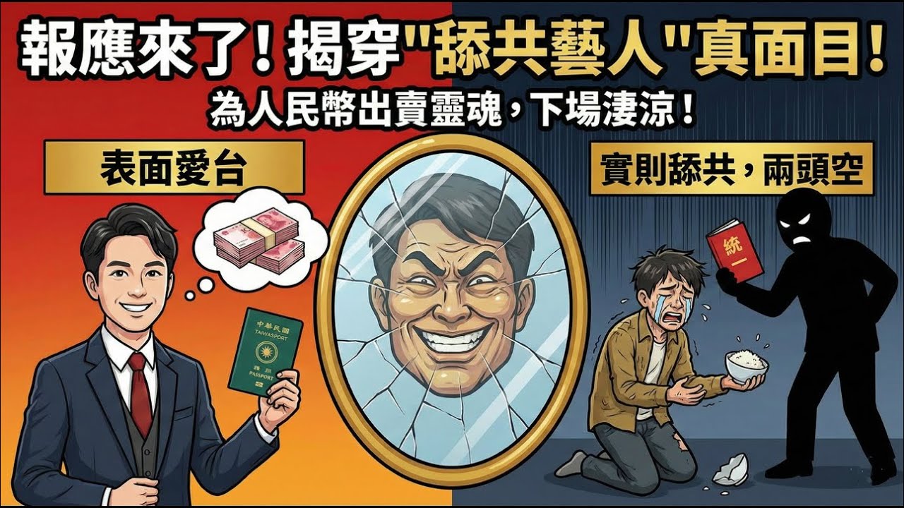 徹底涼透！🤡 舔共藝人「全線崩盤」！中共沒錢了，棄子下場曝光！陳竹英回台避難？李立群遭全網圍攻？這才是真正的現世報