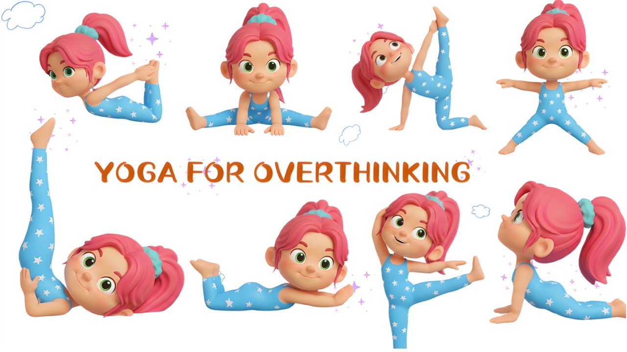 Yoga For Overthinking | Yoga For kids | Yoga For Health | Gentle Stretches and calmness