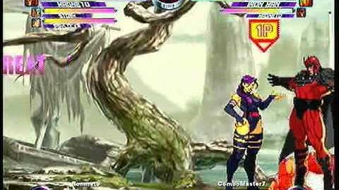 MvC2 Online (360): Brett (MSP) vs Combomaster7 (Mag/Psy/IM) 5 .:4.16.10:.