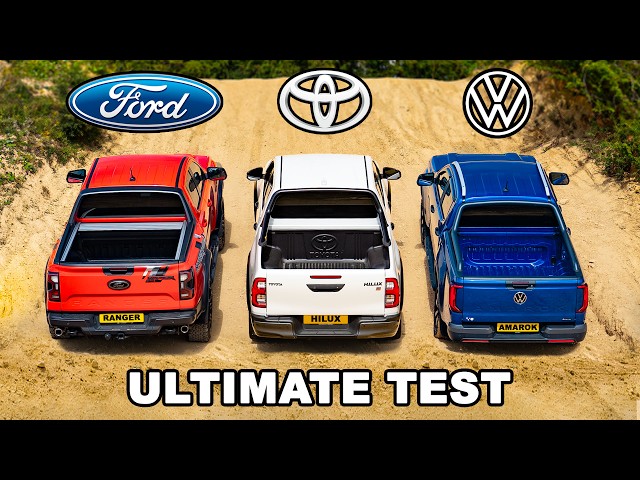 Toyota v Ford v VW: ULTIMATE pick-up test! class=