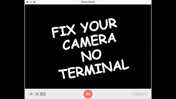 NO CAMERA AVAILABLE, NO VIDEO CAPTURE DEVICES WERE FOUND, CAMERA NOT CONNECTED MACBOOK AIR/PRO