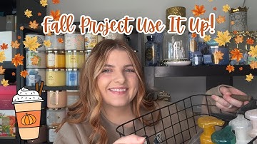 Fall Project Use It Up Intro | Products I am Using This Fall 🍁🍂