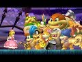 New Super Mario Bros U Deluxe All Bosses No Damage 