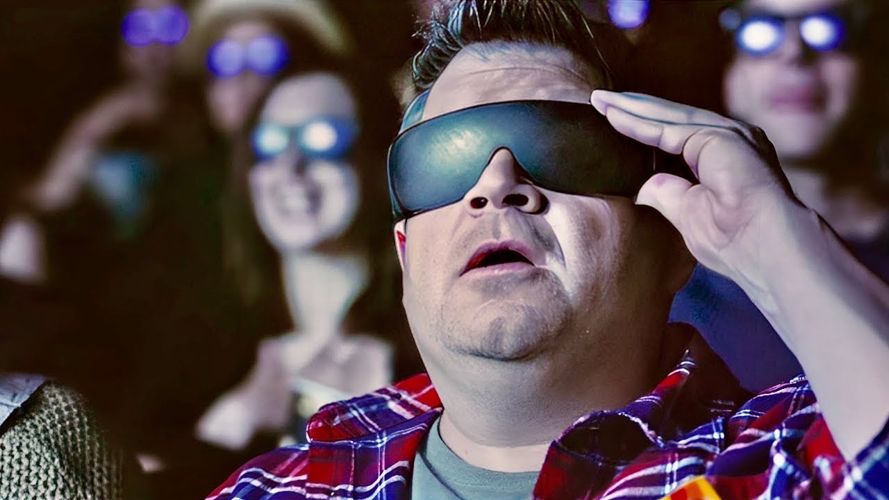 Em um CINEMA 3D, ele Acidentalmente usa um óculos 2D e Descobre uma ...