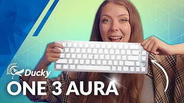 You Can See Inside 👀| Ducky One 3 Aura Translucent Keyboard Unboxing