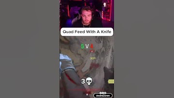 QUAD FEED WITH A KNIFE !! | #callofduty #cod #mw3 #knife #quad #shorts #twitch #live #subscribe