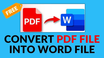 How to Convert PDF to Word for Free | 2023
