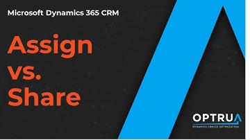 D365 CRM Tutorial –When to assign vs share a view