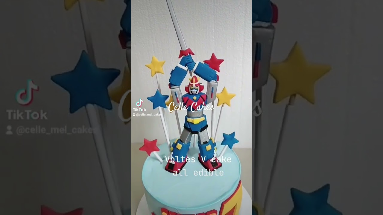 Voltes V cake 
