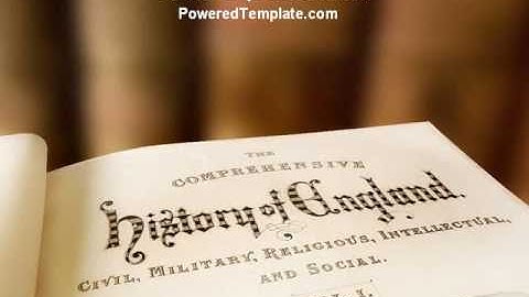 Free History Of England PowerPoint Template by PoweredTemplate.com